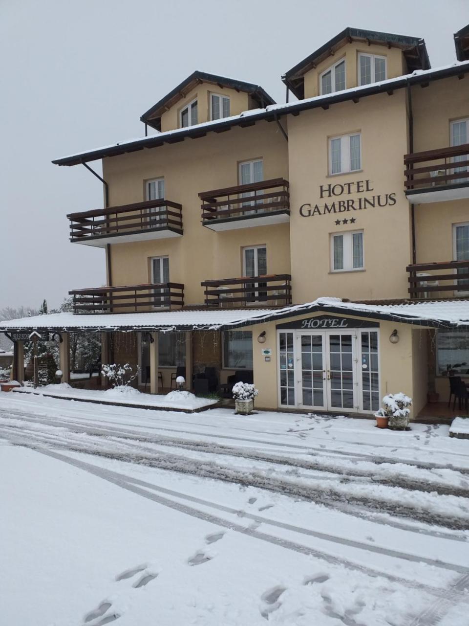Hotel Gambrinus Abbadia San Salvator Eksteriør billede